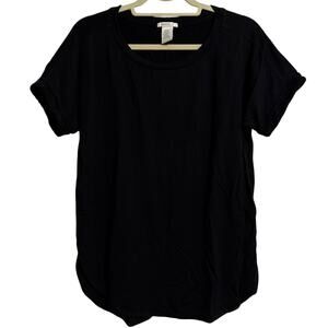 Matty M small black short sleeve tee shirt